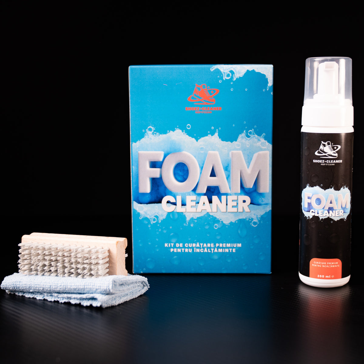 Kit profesional de curatare a incaltamintelor – Foam Cleaner