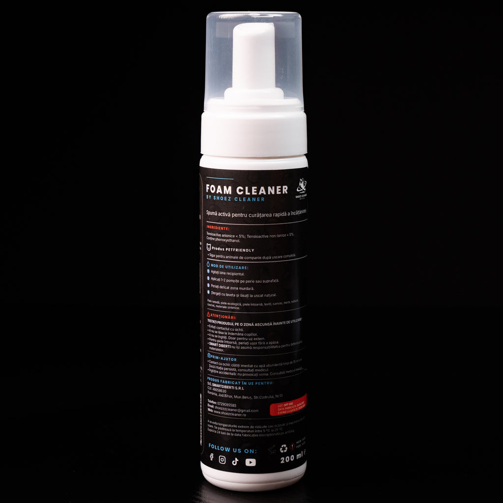 Kit profesional de curatare a incaltamintelor – Foam Cleaner