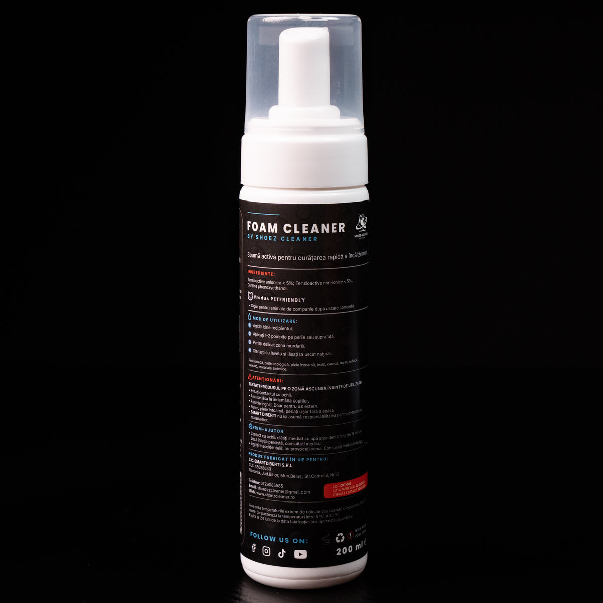 Kit profesional de curatare a incaltamintelor – Foam Cleaner