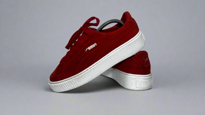 Înainte - Puma suede platform: Reîmprospătare și Protecție